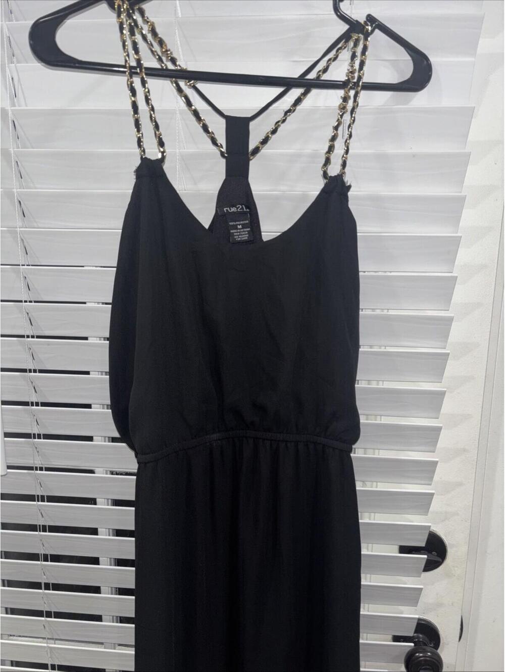 Maxie Dress Black And Gold Straps.. Size Medium [COPY]